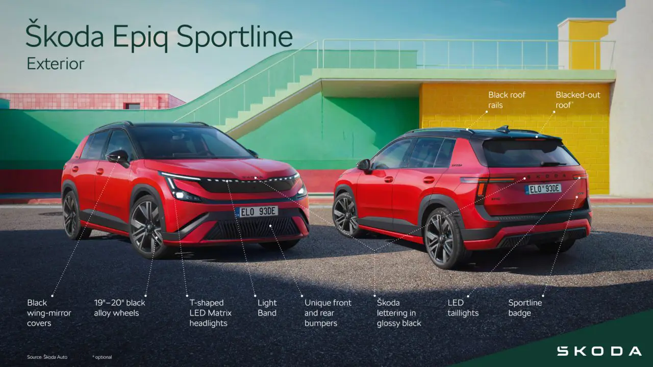 Škoda Epiq Sportline, eksterijer, prednja bočna strana