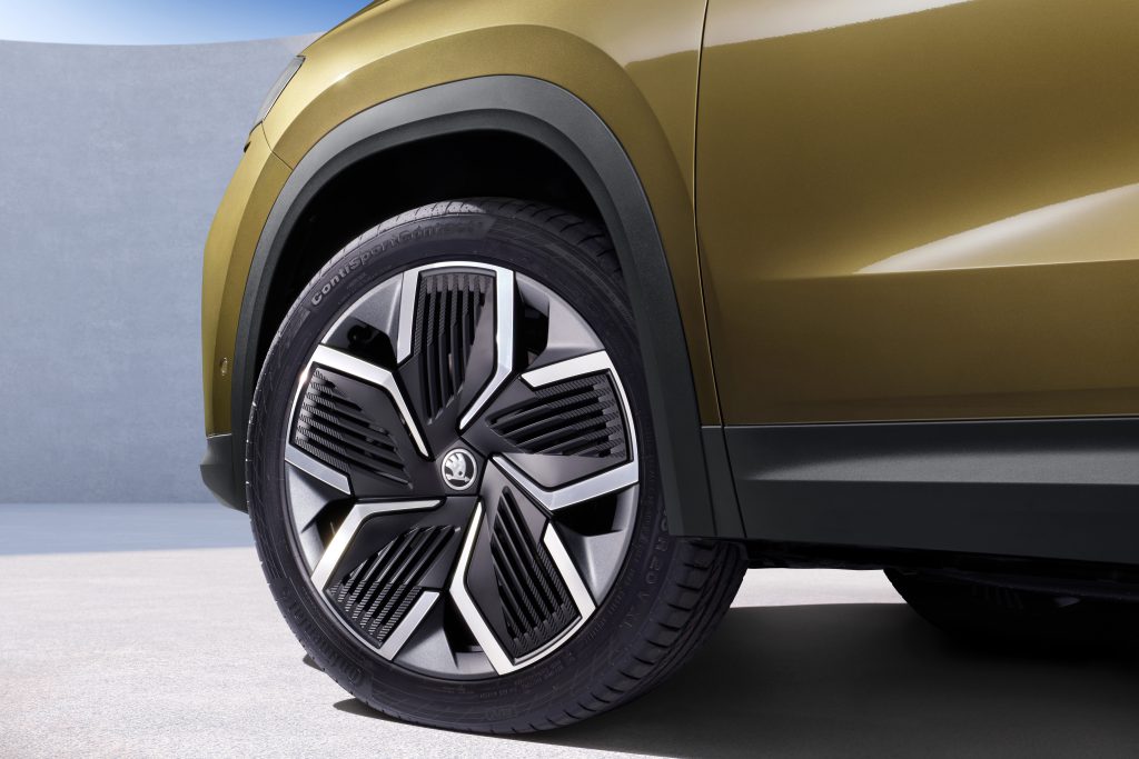 Detalj 20-inčnog aero naplatka na Škoda Kodiaq
