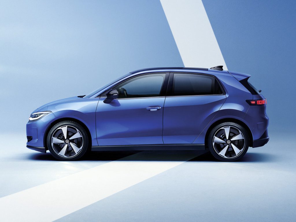 Volkswagen ID. Polo u studiju, bočni profil karoserije