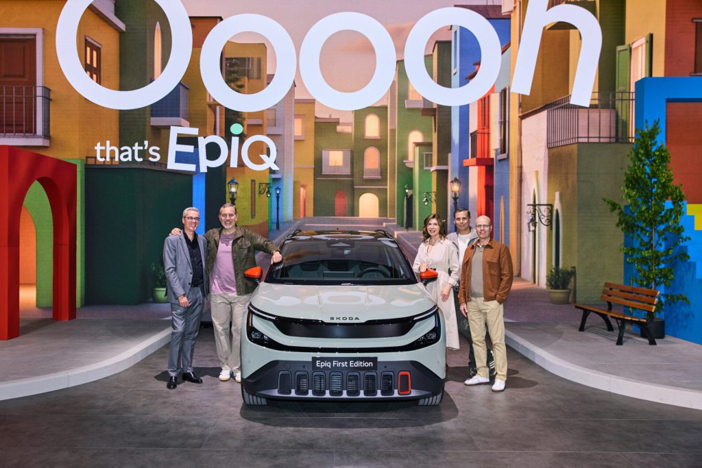 Klaus Zellmer i Upravni odbor Škode Auto uz novi model Epiq