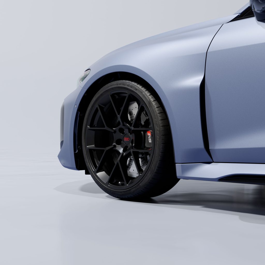 Detalj 21 inčnog točka i RS kočionih čeljusti na Audiju RS 5