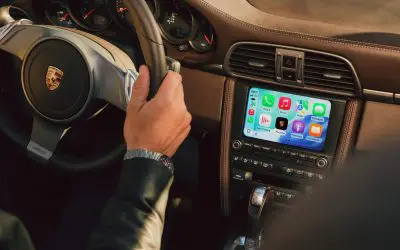 Porsche 911 (997) Cabriolet, enterijer, PCCM Plus ekran sa bežičnim Apple CarPlay